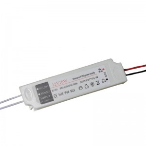 6 W - 12 VグレーブラックアルミシェルLEDインテリジェント家具電源IP 68クリーニングマシン